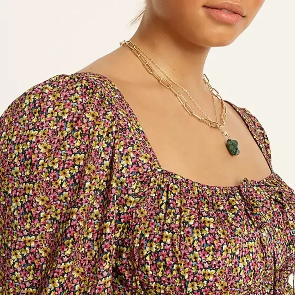 J. Crew liberty floral blouse Size 10